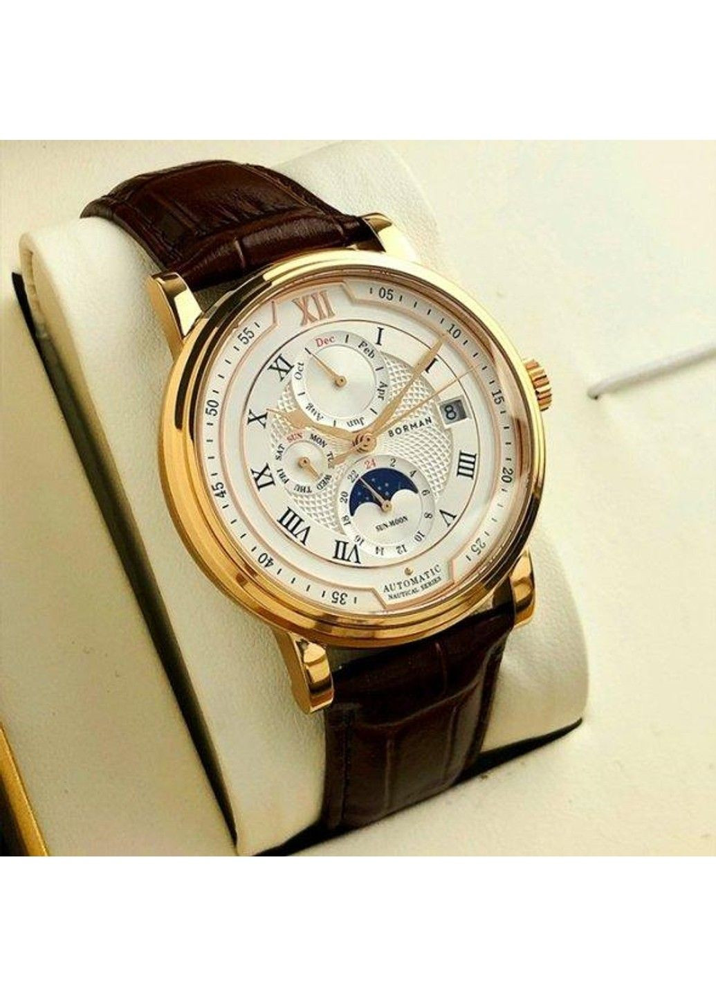 Водостійкий механічний годинник Club golden Borman (313653974)