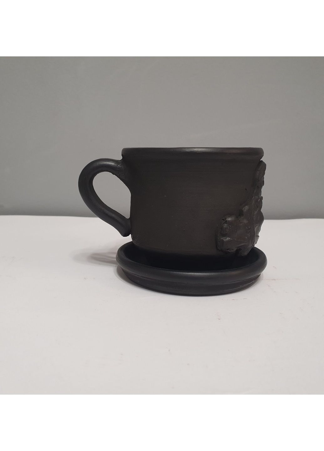 Чашка для кофе из черной глины No Brand (323014599)