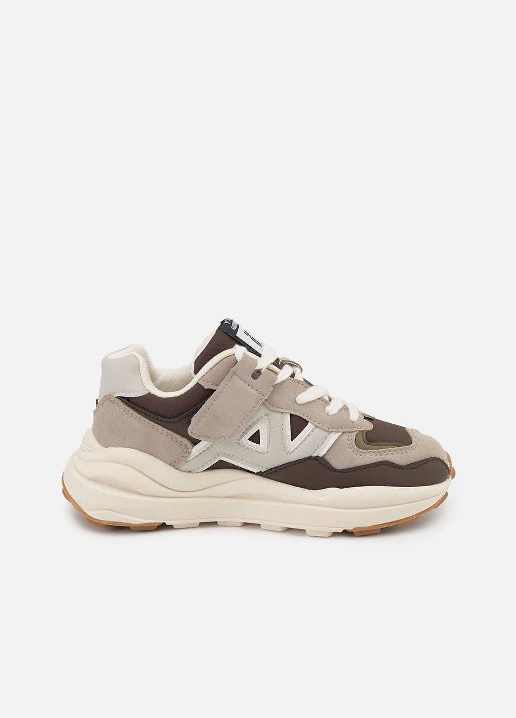 Коричневі Осінні кросівки на платформі для хлопчика колір коричневий цб-00256215 Kimboo