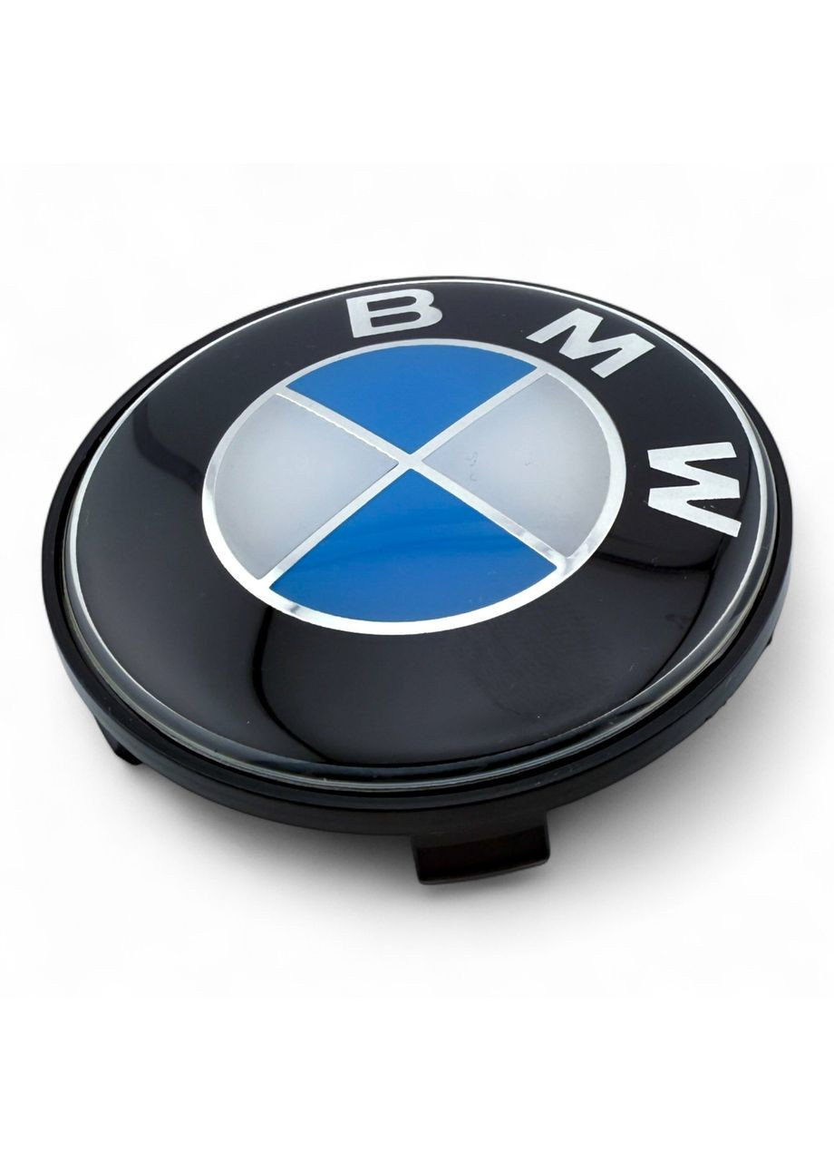 Ковпачки в диски БМВ заглушки для дисків 68/64 мм Синім логотипом (4 шт.) BMW (354698537)