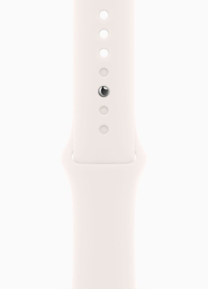 Смарт-годинник GPS + Cellular 46mm Rose Gold Alu. Case w. Light Blush Sport Band - M/L (MWY73) Apple Watch Series 10 (318745180)