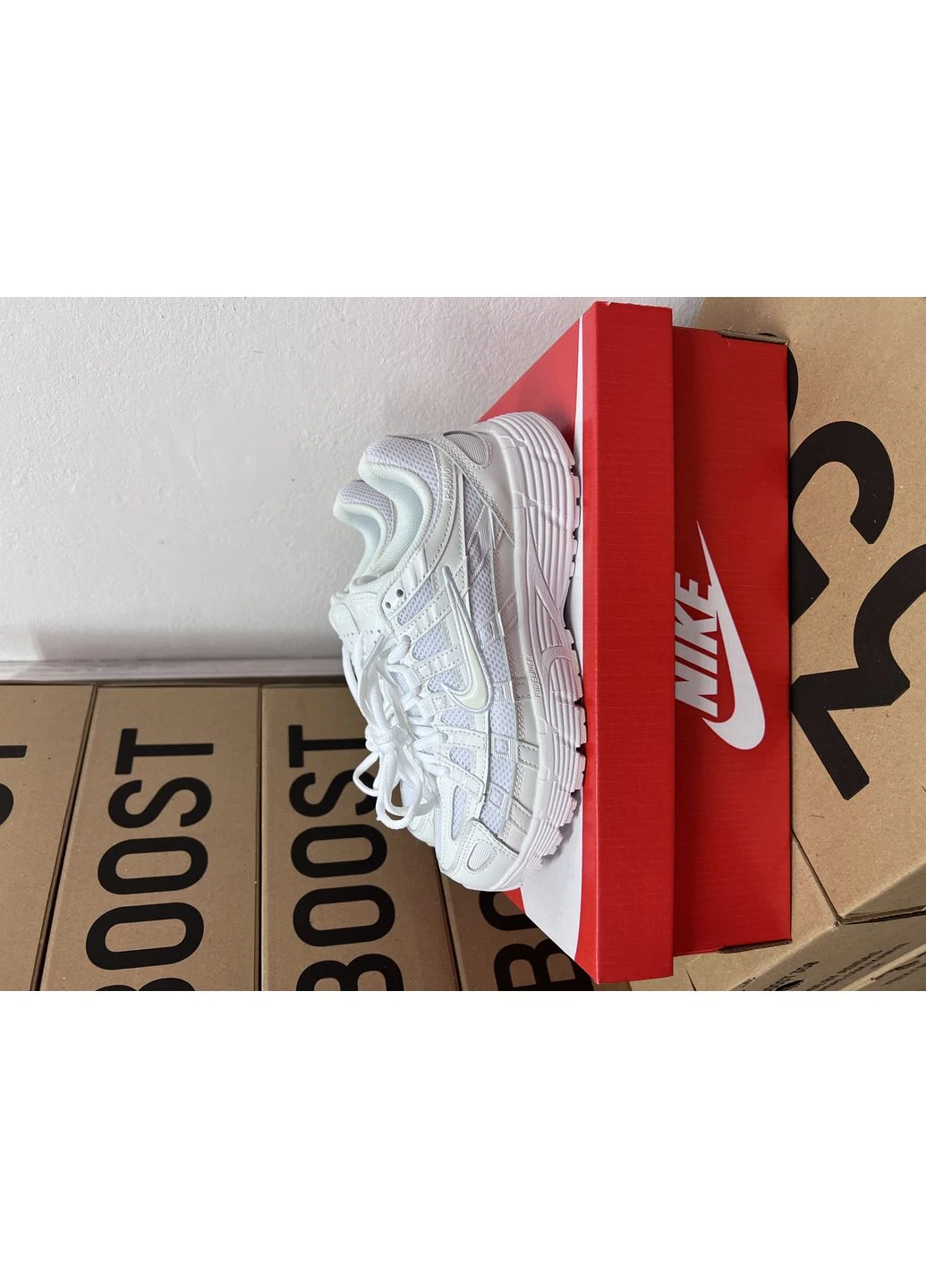 Белые летние кроссовки nike p-6000 white найк п-6000 No Brand