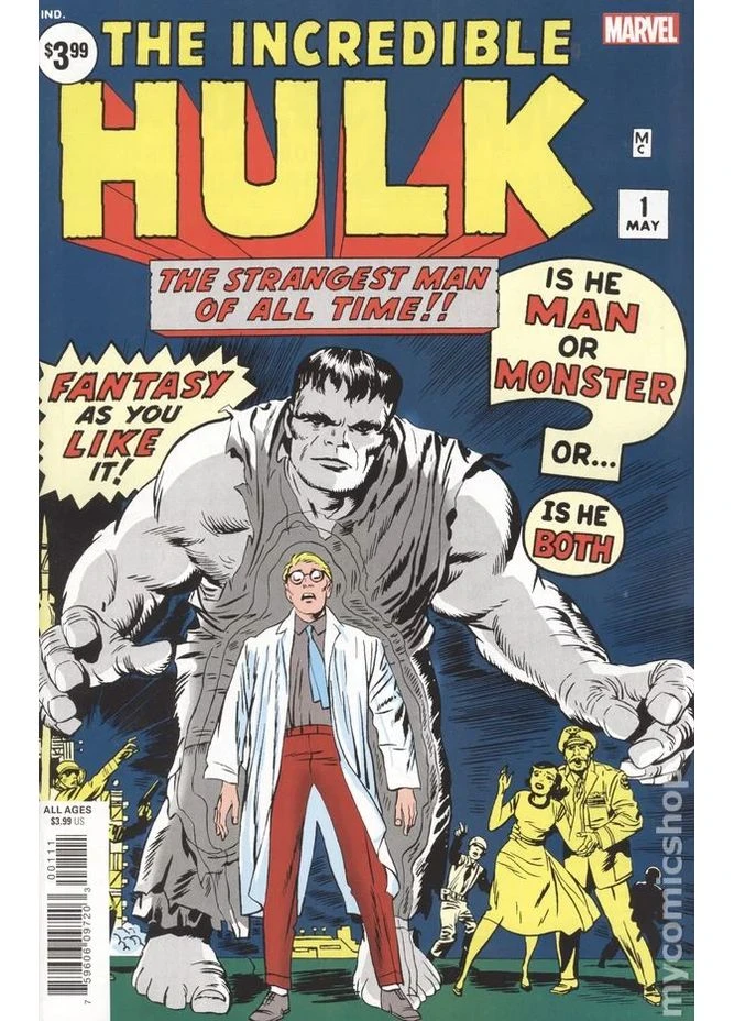 Incredible Hulk Facsimile Edition (2019 ) #1.2019 Marvel (370073211)