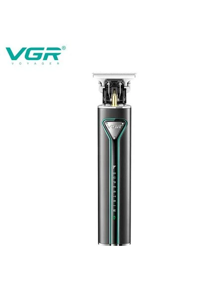 Триммер-машинка аккумуляторная для стрижки волос и бороды VGR V-009 (4 насадки) Черный No Brand (402821185)