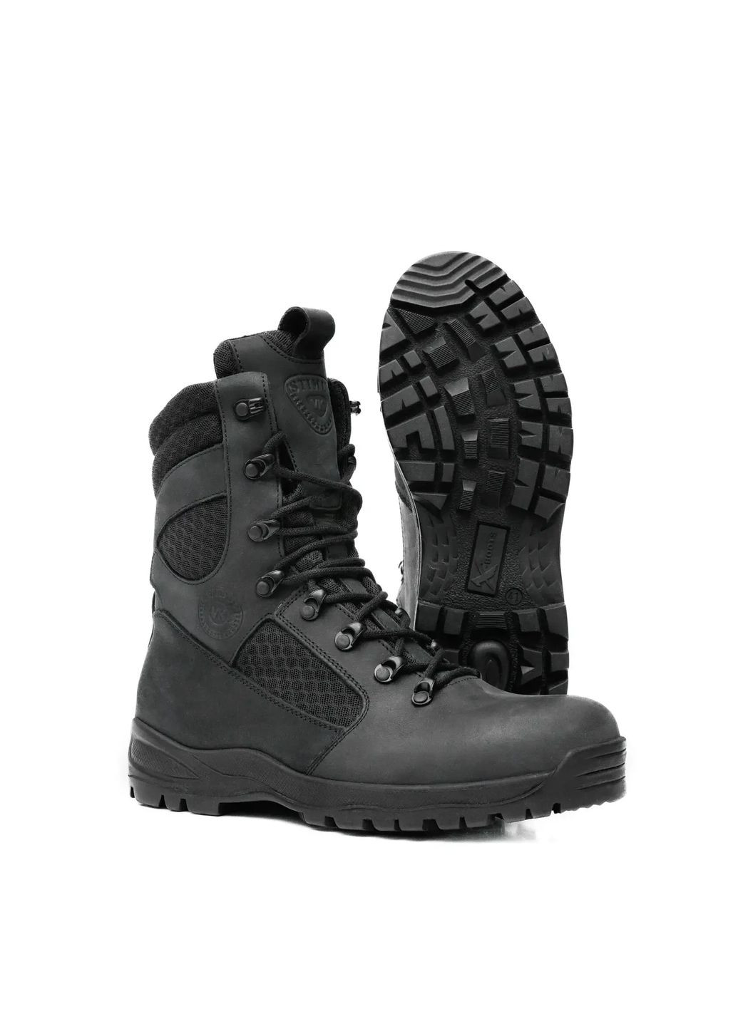 Тактические Летние Берцы Кожаные Ботинки. 39-47р Черные. Полностью Натуральная кожа! STLM-1038 39 No Brand (349512851)