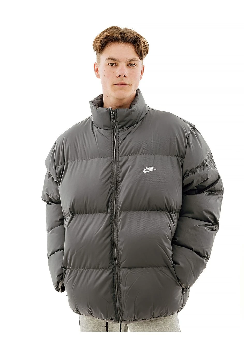 Сіра куртка m nk club puffer jkt Nike