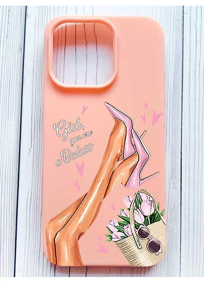 Матовый чехол на iPhone 16 Pro Ножки (принт 62) Silicone Case (361112836)