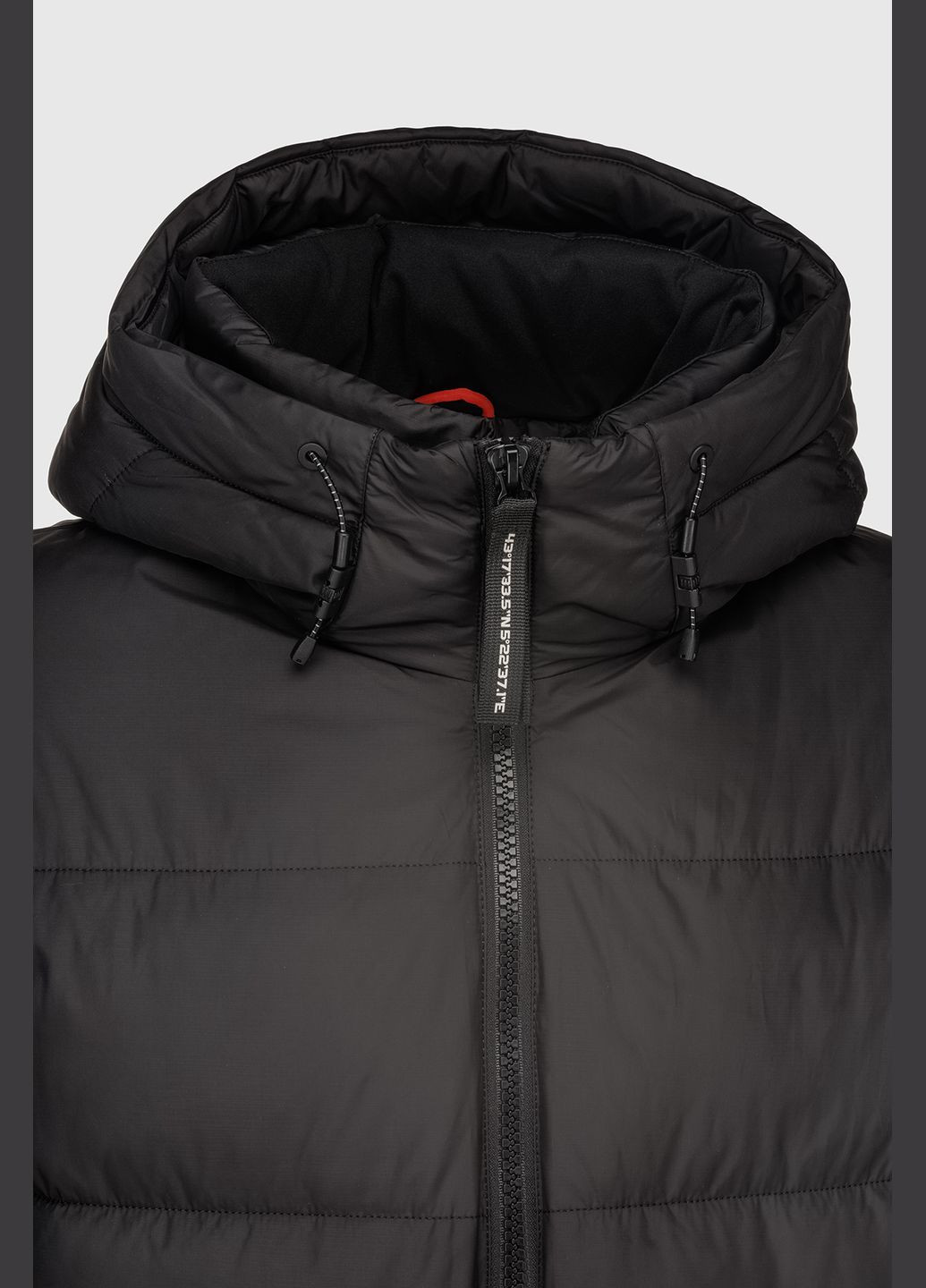 Черная демисезонная куртка однотонная мужская 739 Kings Wind