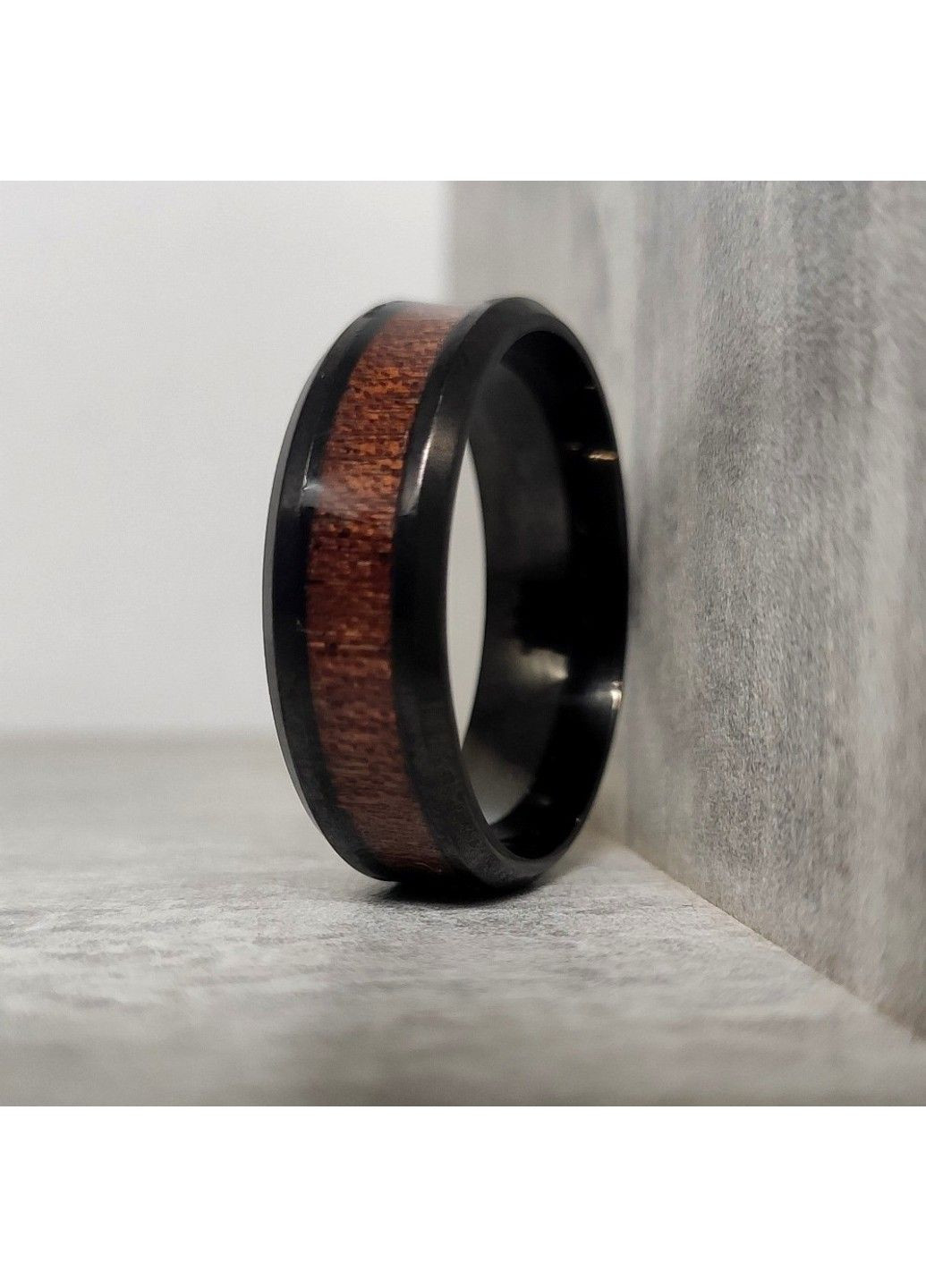 Кольцо из нержавеющей медицинской стали с эмалью RS-053 No Brand (299634599)