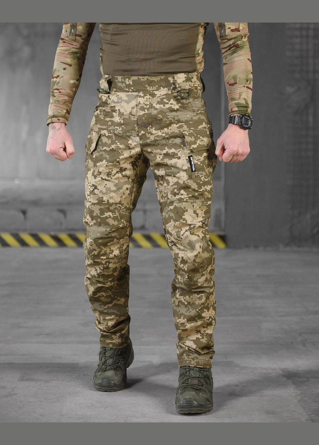 Тактичні штани демісезонні 7.62 Tactical піксель No Brand (317952477)