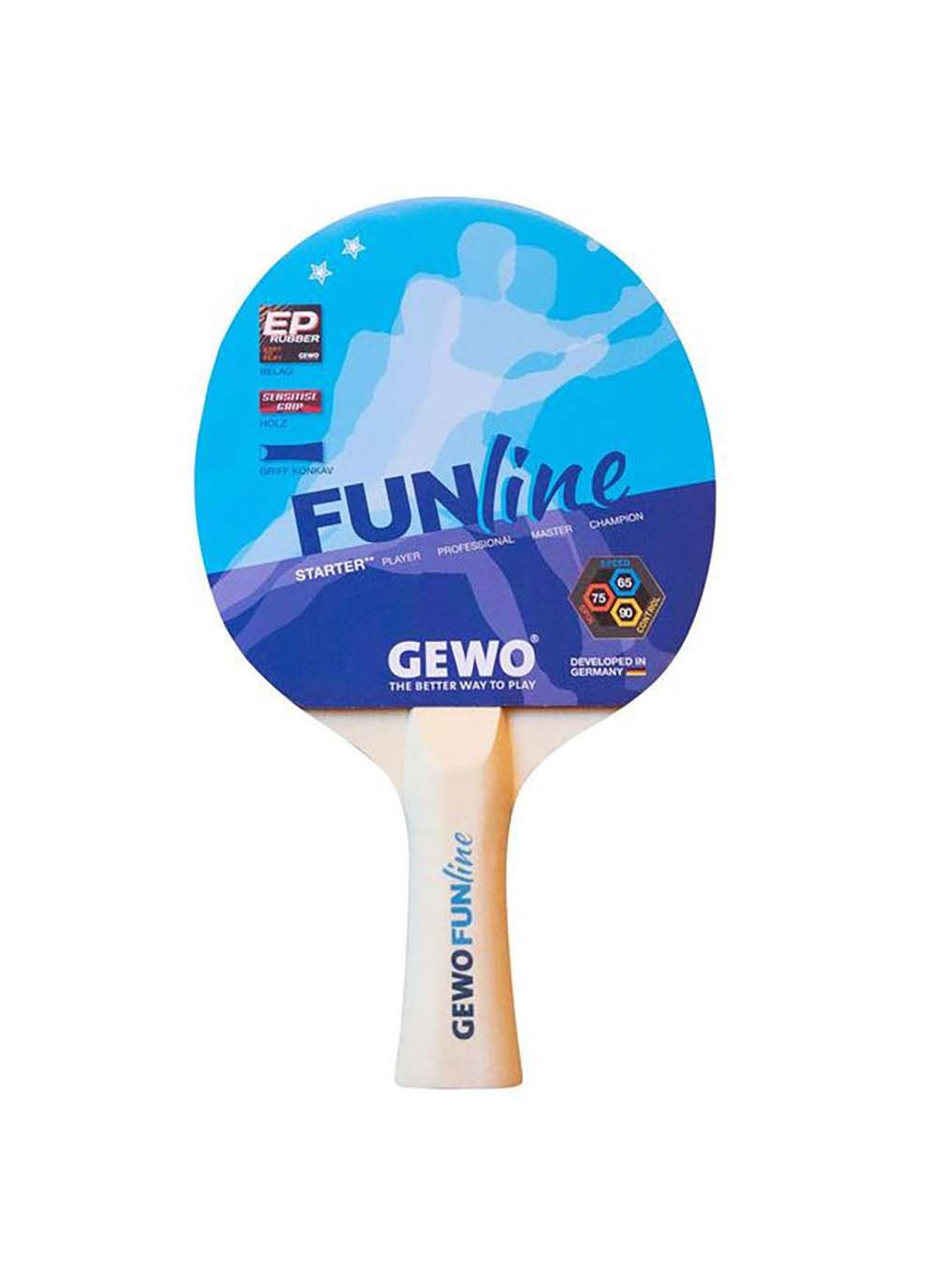 Набор для настольного тенниса Fun Time 4 Bats 10 Balls GEWO (367595341)