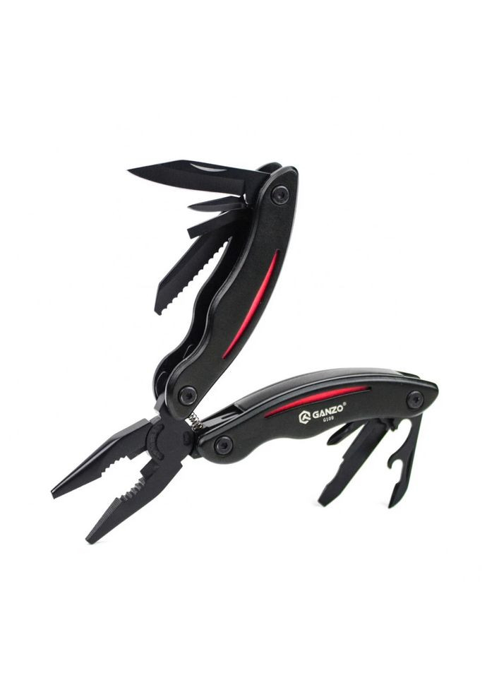 Мультитул G109 Black - многофункциональный набор инструментов. Ganzo (363132366)