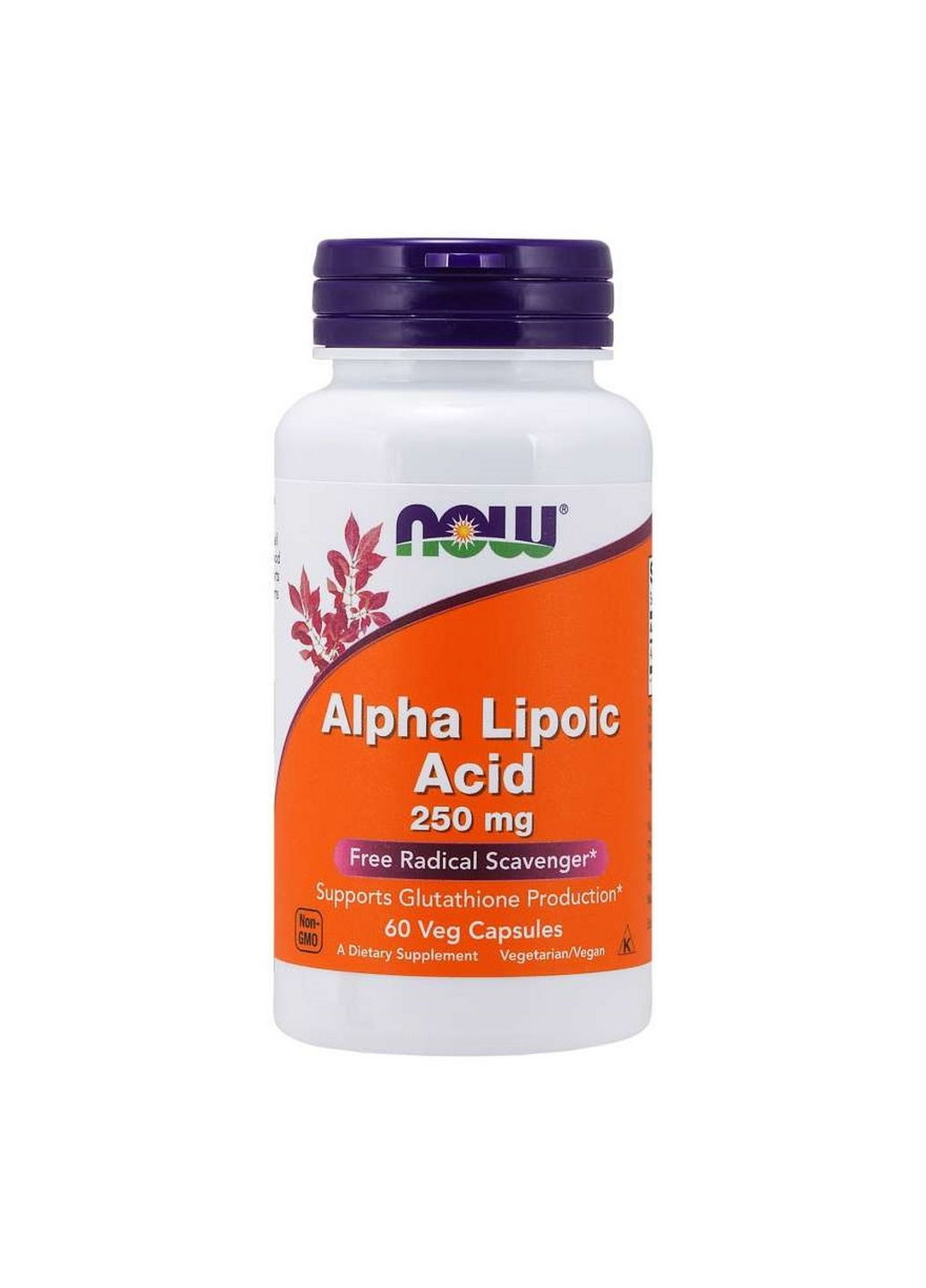 Натуральна добавка Alpha Lipoic Acid 250 mg, 60 вегакапсул Now (293480950)