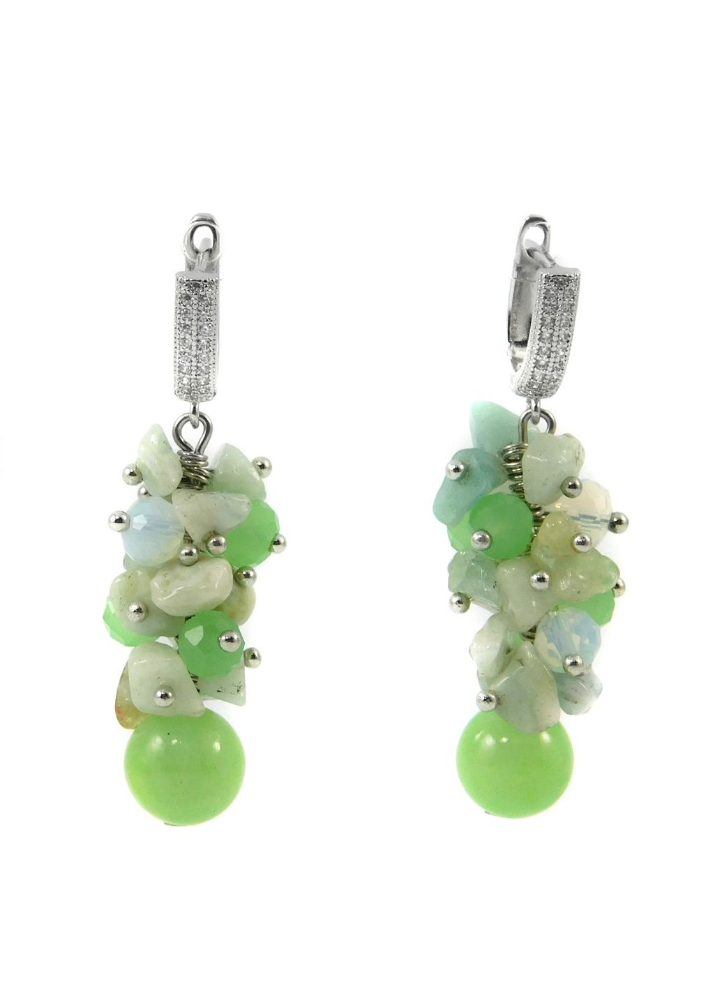 Сережки "Березовий ліс" Онікс Fursa fashion (315591291)