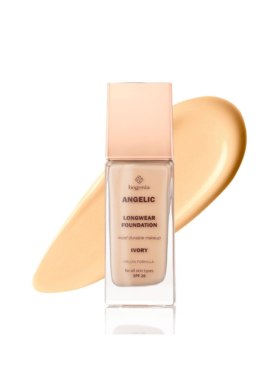 Матуюча тональна основа ANGELIC 30 мл Слонова кістка 002 Bogenia (361224816)