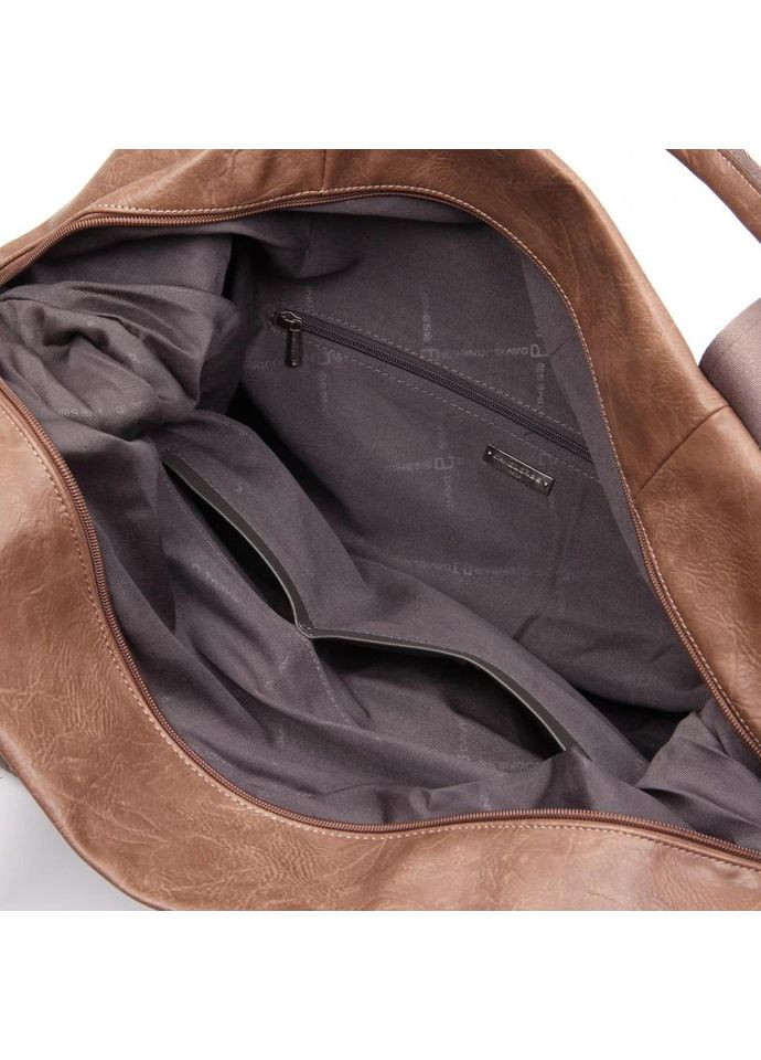 Дорожня сумка одне відділення 51 х 33 х 22 см CM3241-1 світло-коричнева David Jones (373036088)