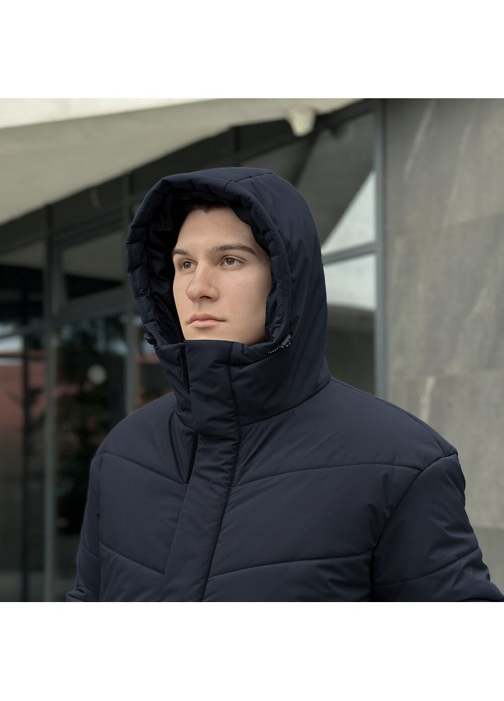 Темно-синяя зимняя куртка legas темно-синий Pobedov