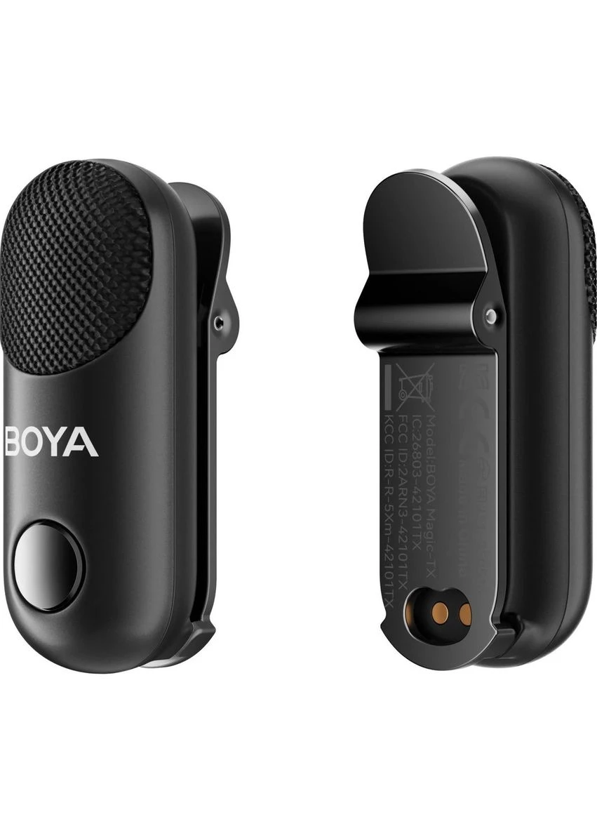 Мікрофонна радіосистема Magic 02 USB-C/Lightning with 2 TX + 2 RX + 1 TRS Black [168864] Boya (401535640)