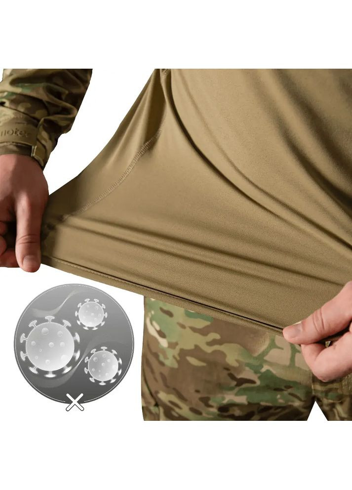 Комбінована лонгслів raid twill/sorona camo/tan Camotec