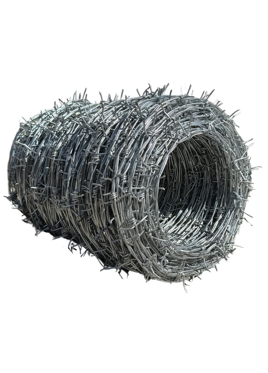 Дріт колючий оцинкований двоосновний 1,8 мм (8 кг, 135 метрів) PlasmaTec (364955899)