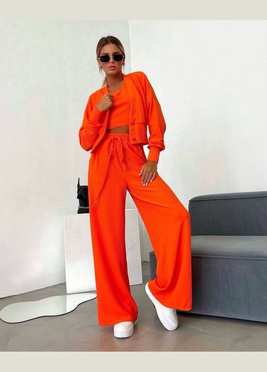 Костюм тройка в рубчик Fashion (332607990)