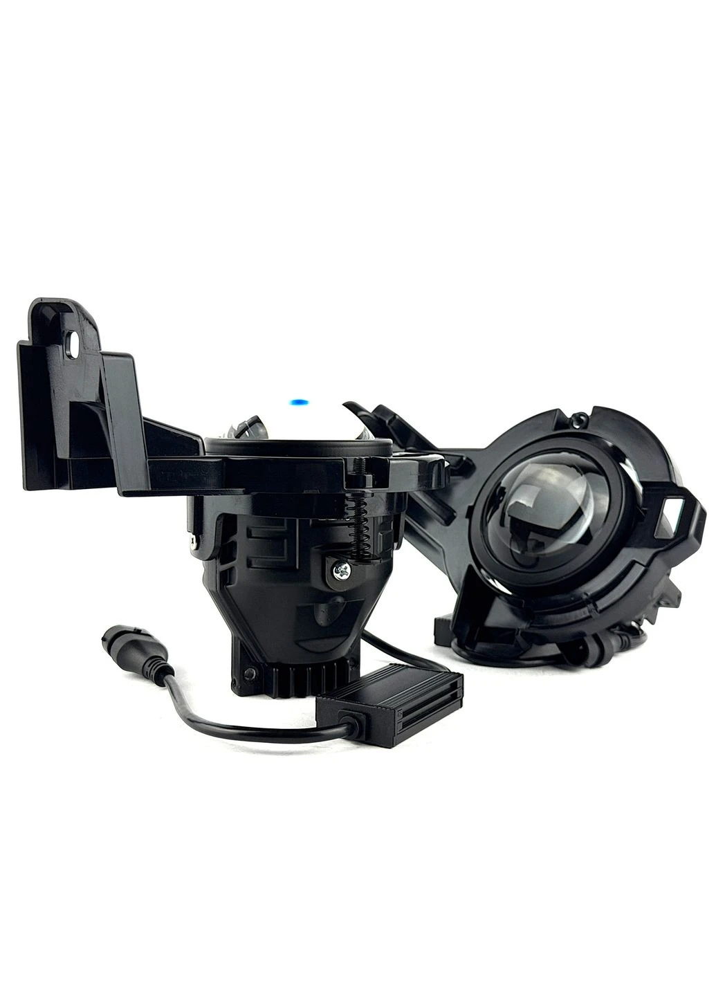 Bi-LED лінзи ПТФ 3.0" трикольорові A1 для Juke I 2010-2014 90W 8000Lm 3000K/4500K/5500K з дальнім світлом Nissan (391728125)
