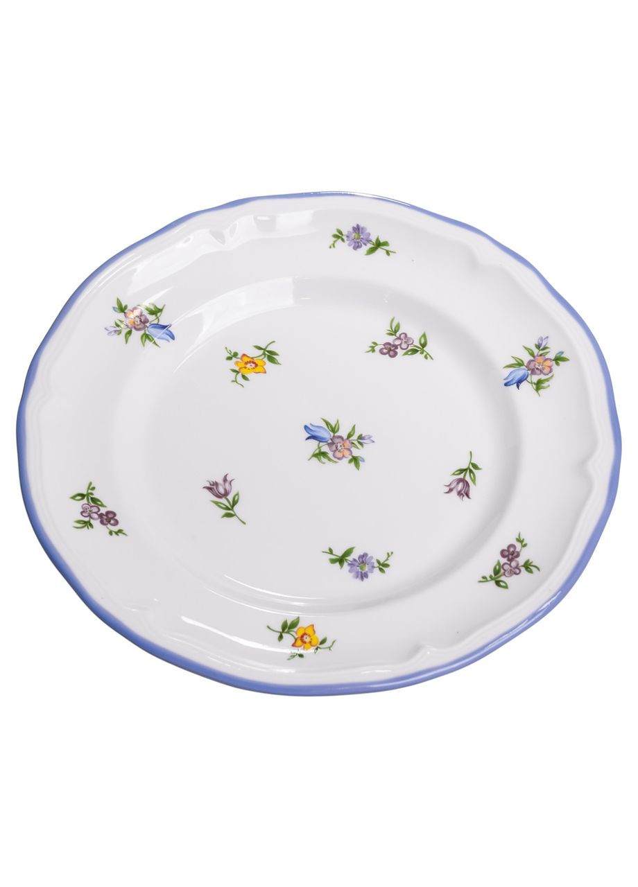 Столовый набор посуды тарелок и чашек 32 предмета на 6 персон Retro Floral фарфоровый, обеденный столовый сервиз тарелок YY78-9A Yiwu (369473066)