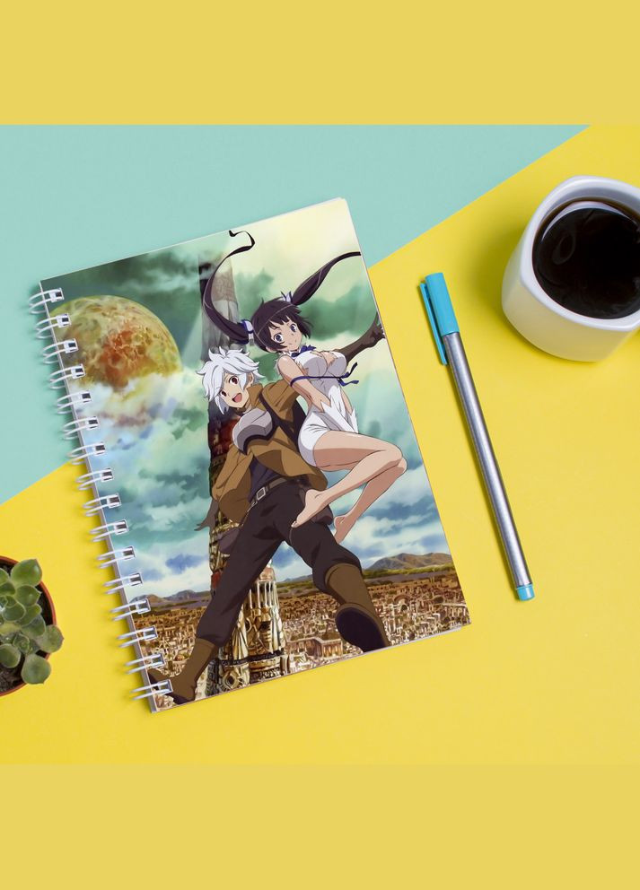 Скетчбук (Sketchbook) з принтом "Dungeon ni Deai wo Motomeru no wa Кавун блокнот для малювання (316133123)