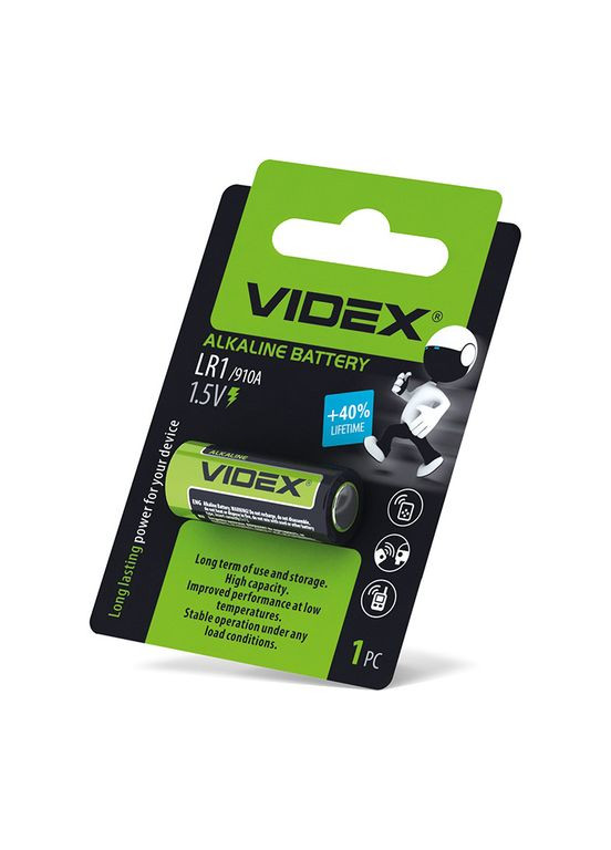Батарейка Alkaline LR1/N/910A 1,5V Videx (370623939)