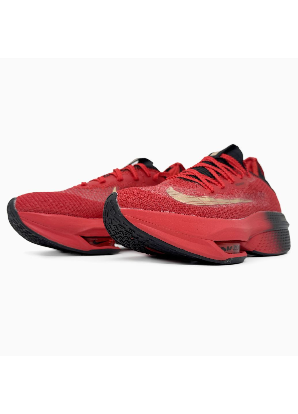 Чорні Осінні кросівки чоловічі nike air zoom alphafly next% 2 red / black найк аір зум No Brand