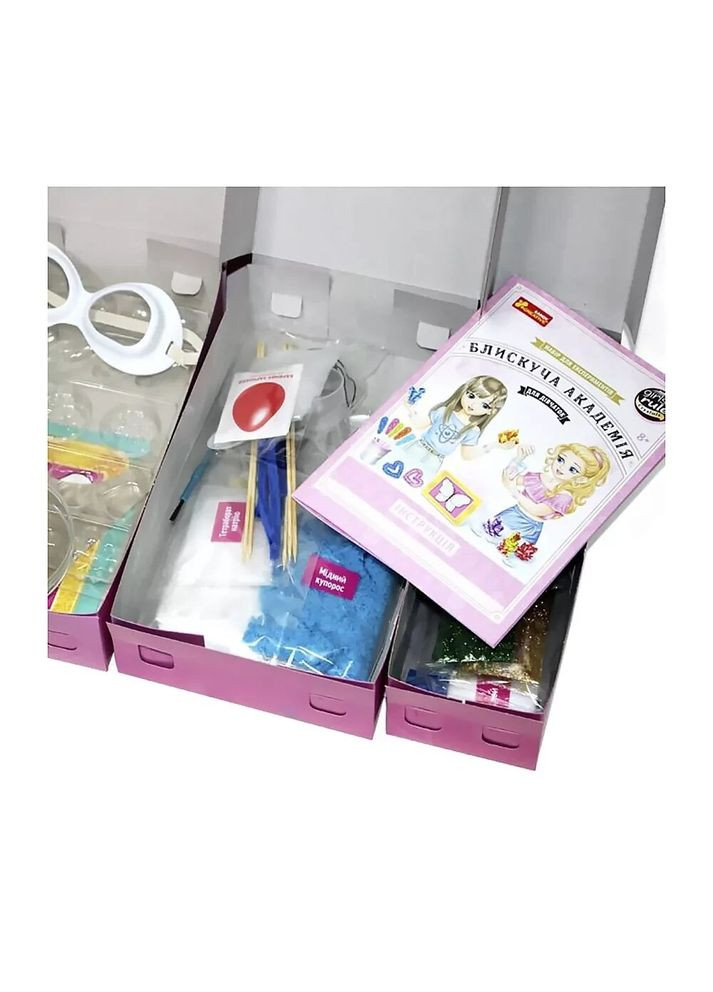 Набір для експерементів Блискуча академія для дівчаток 12114121У shop (4823076145965) No Brand (362927432)