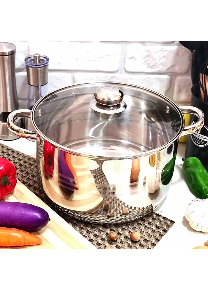 Велика каструля 17.7 л із нержавіючої сталі EB-3022 Edenberg (360654351)