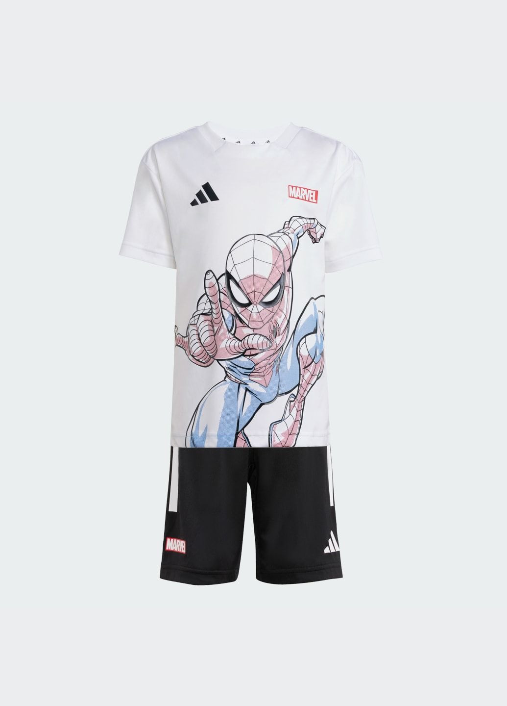 Комплект: футболка и шорты x Marvel Spider-Man Kids adidas (313247850)