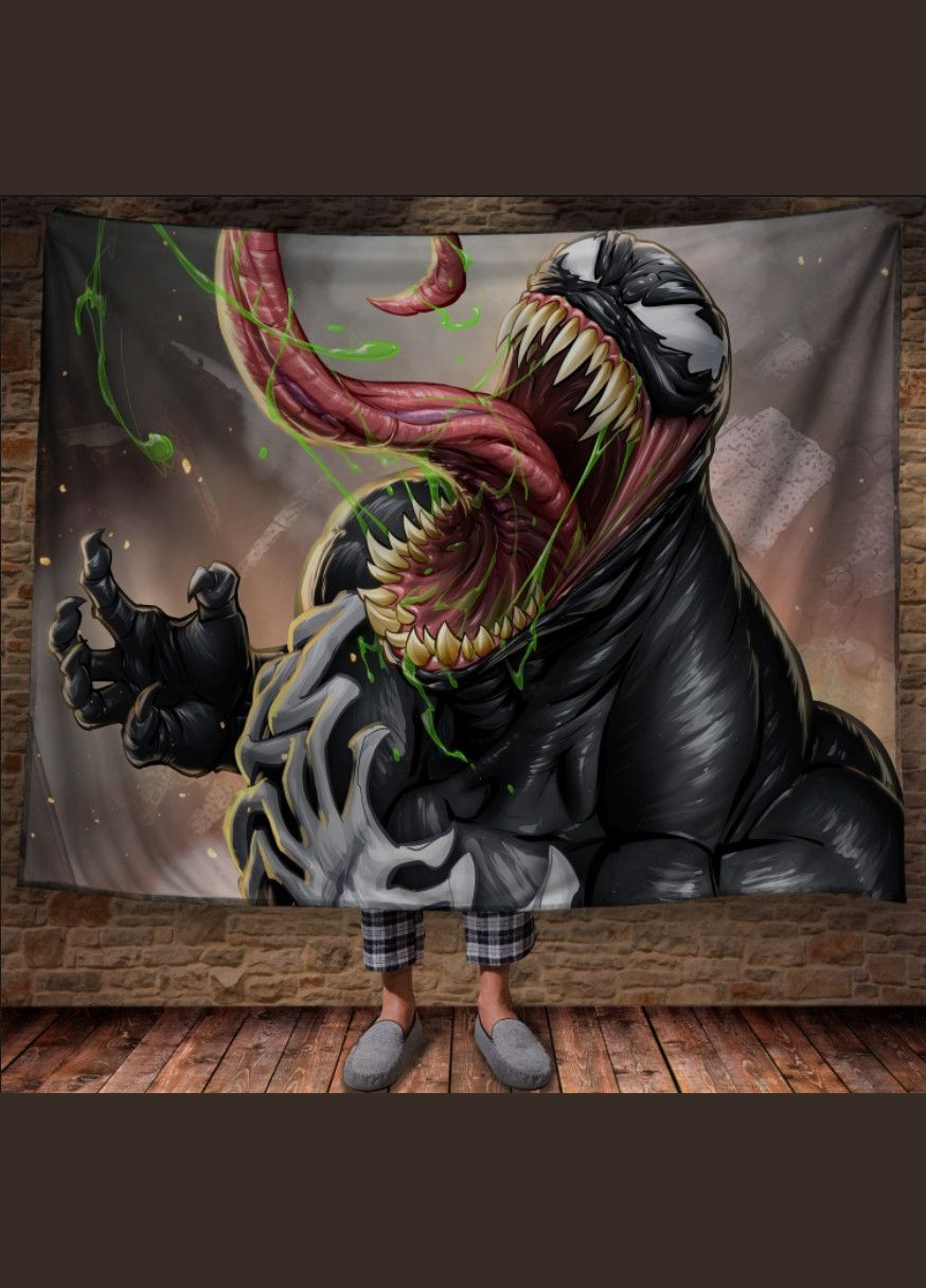 Плед с 3D-принтом Веном Перша Креативна мануфактура PERFECTUS Плед (301868650)