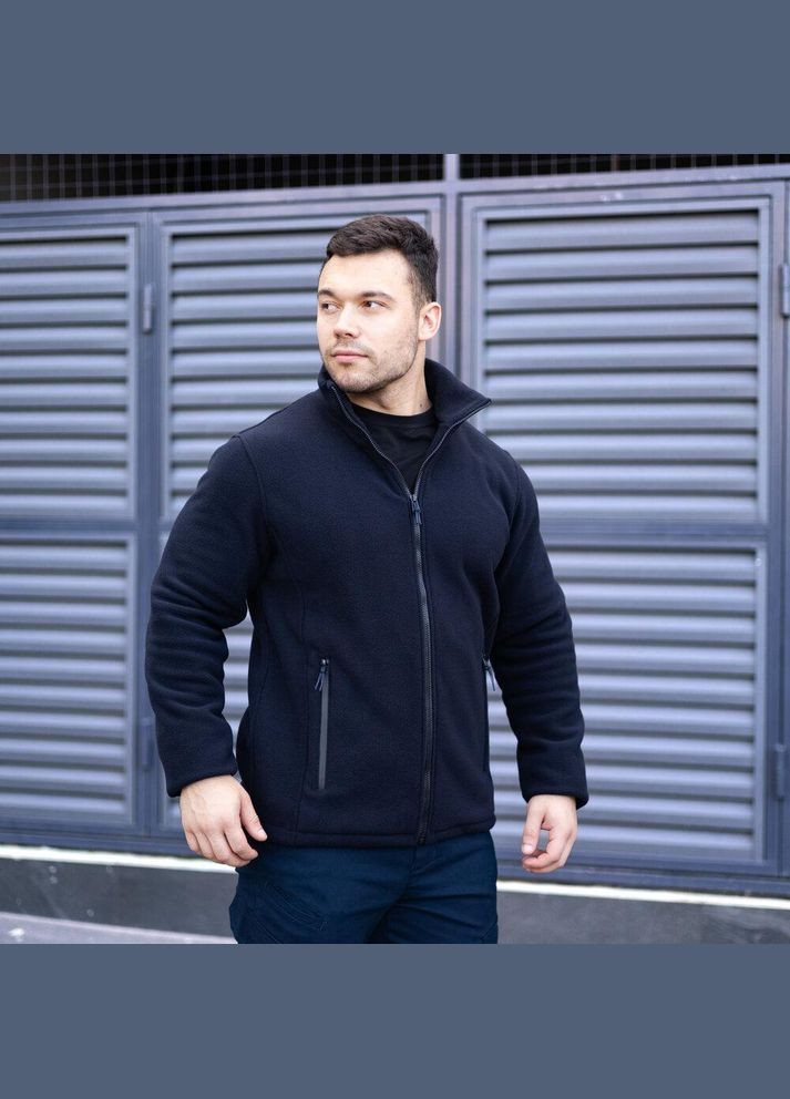 Тактична чоловіча флісова кофта синя No Brand (346085269)