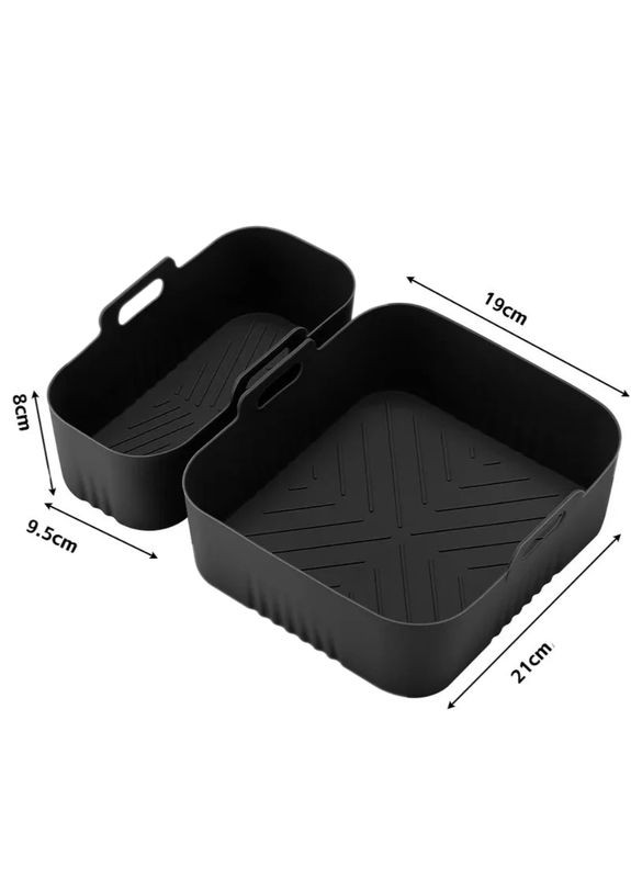 Силиконовые формы для двойного аэрогриля Philips Airfryer / NA350 2 шт X-Series Oyster Grey Ninja (364316095)