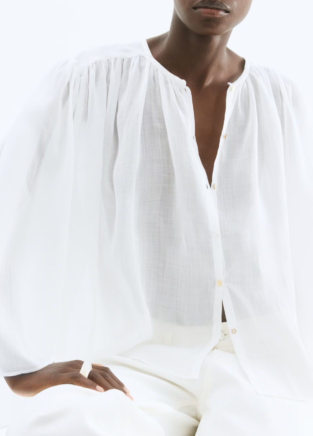 Біла блуза H&M