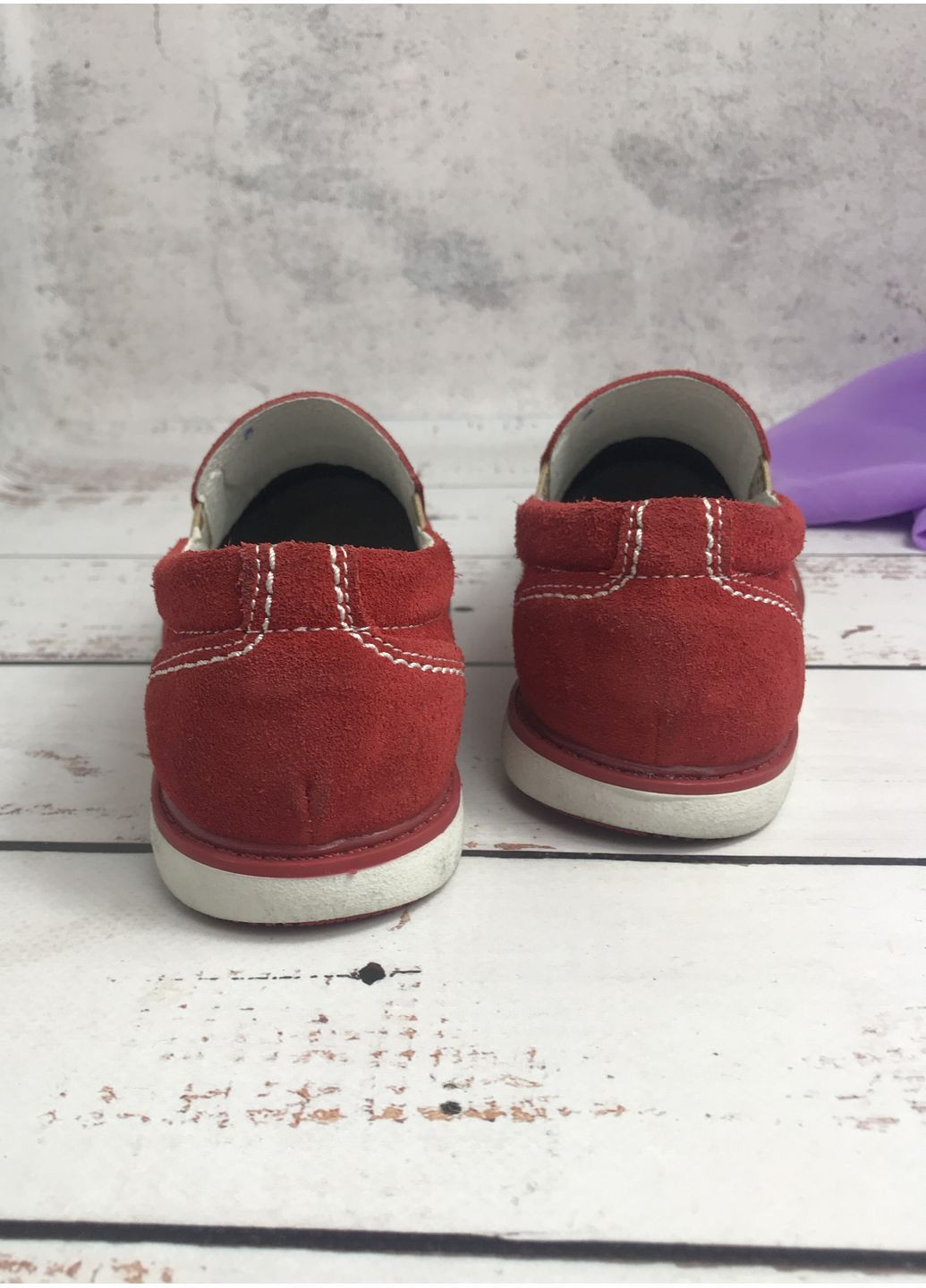 Туфлі мокасини дитячі для хлопчиків Червоний (968) Jordan (373119171)