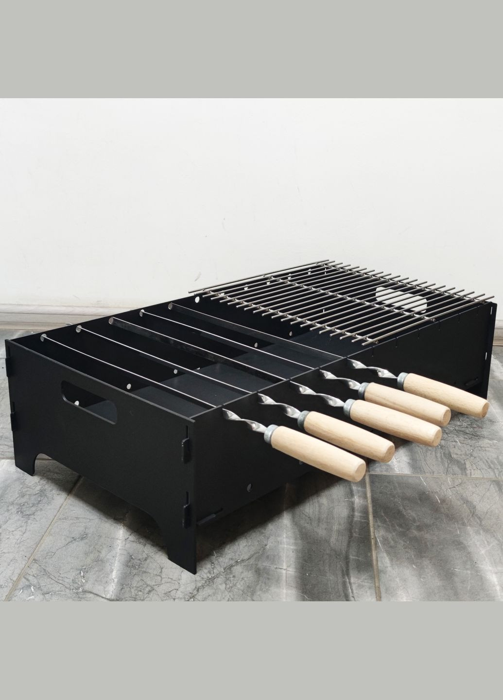 Розбірний мангал Класичний 3мм (ЧПУ) Троян (346534822)