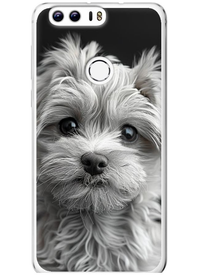 Силиконовый чехол 'Мальтипу на чорном фоне' для Endorphone Huawei Honor 8 (297661193)