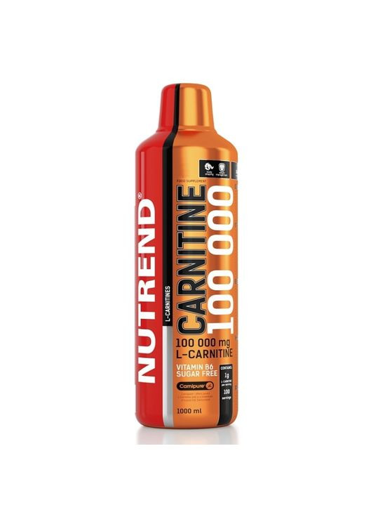 Жиросжиг Carnitine 100 000, 1 литр Апельсин Nutrend (322208837)