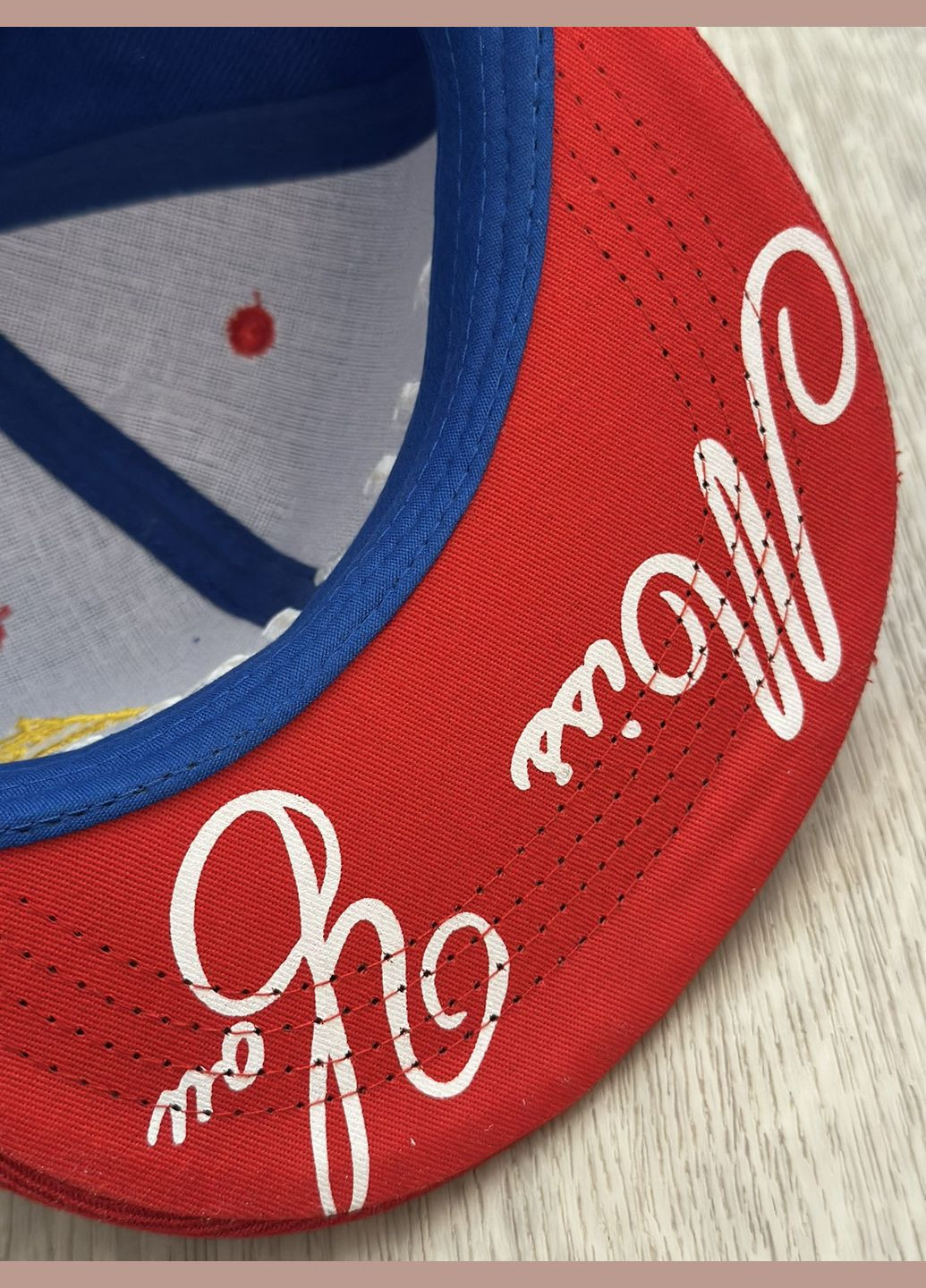 Кепка детская снепбек (Snapback) Lucky Cиний с красным 50-54р (2231) No Brand (331861709)