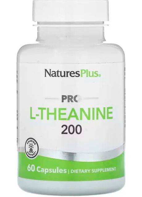 L-теанин Pro L-Theanine 200 мг 60 капс Nature's Plus (359473320)