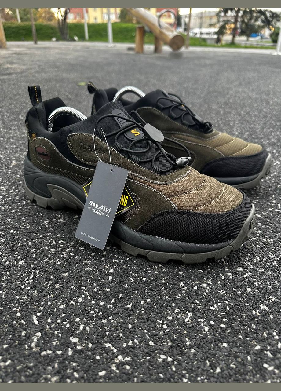 Хакі Осінні чоловічі кросівки No Brand