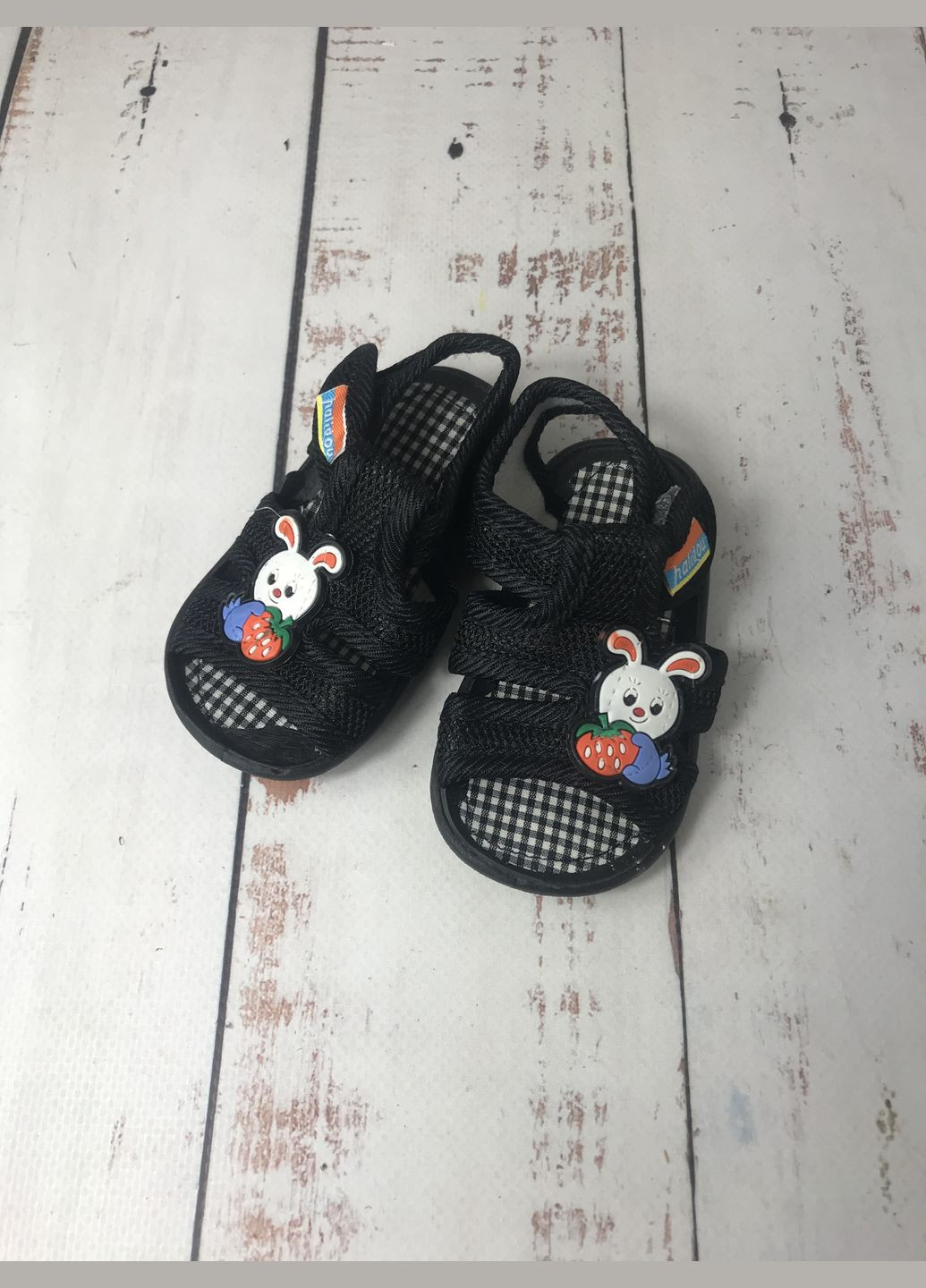 Сандалі текстильні дитячі Red Hat Чорний (080) No Brand (334013452)