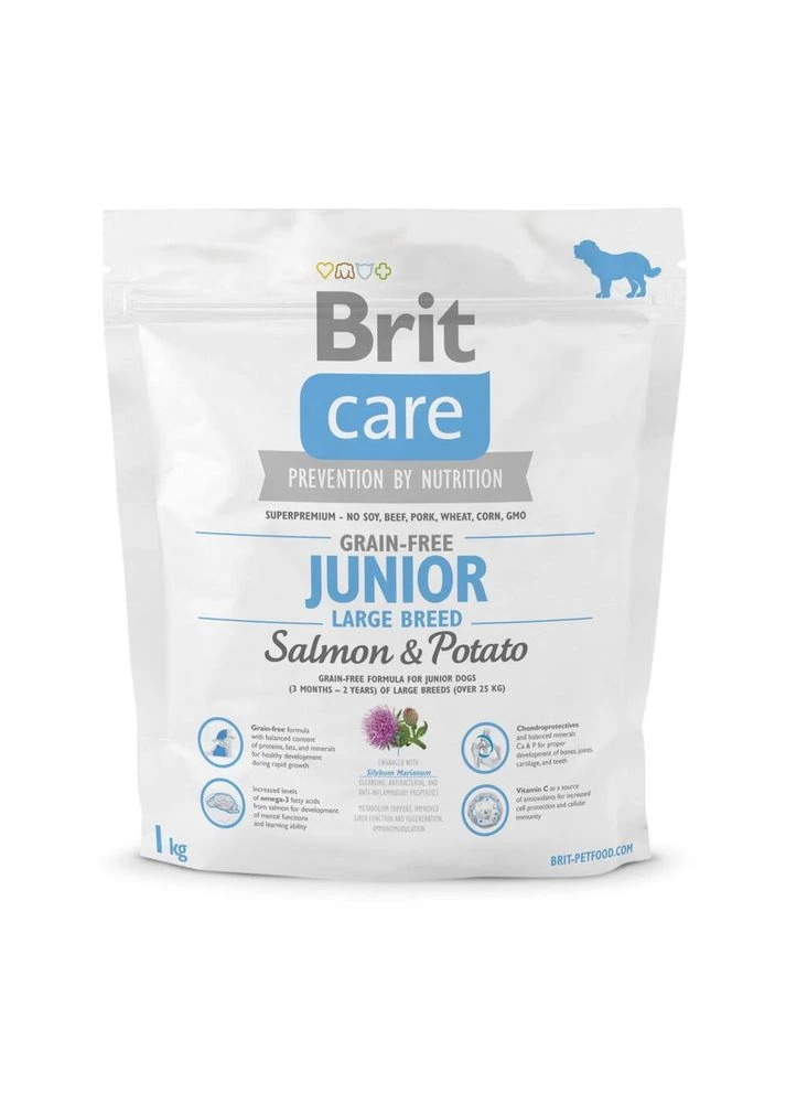 GF Junior Large Breed Salmon and Potato 1 кг (для щенков гигантских пород) Brit Care (386997764)