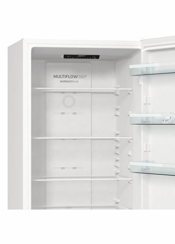 Холодильник із морозильною камерою NRK6201PW4 Gorenje (314928849)