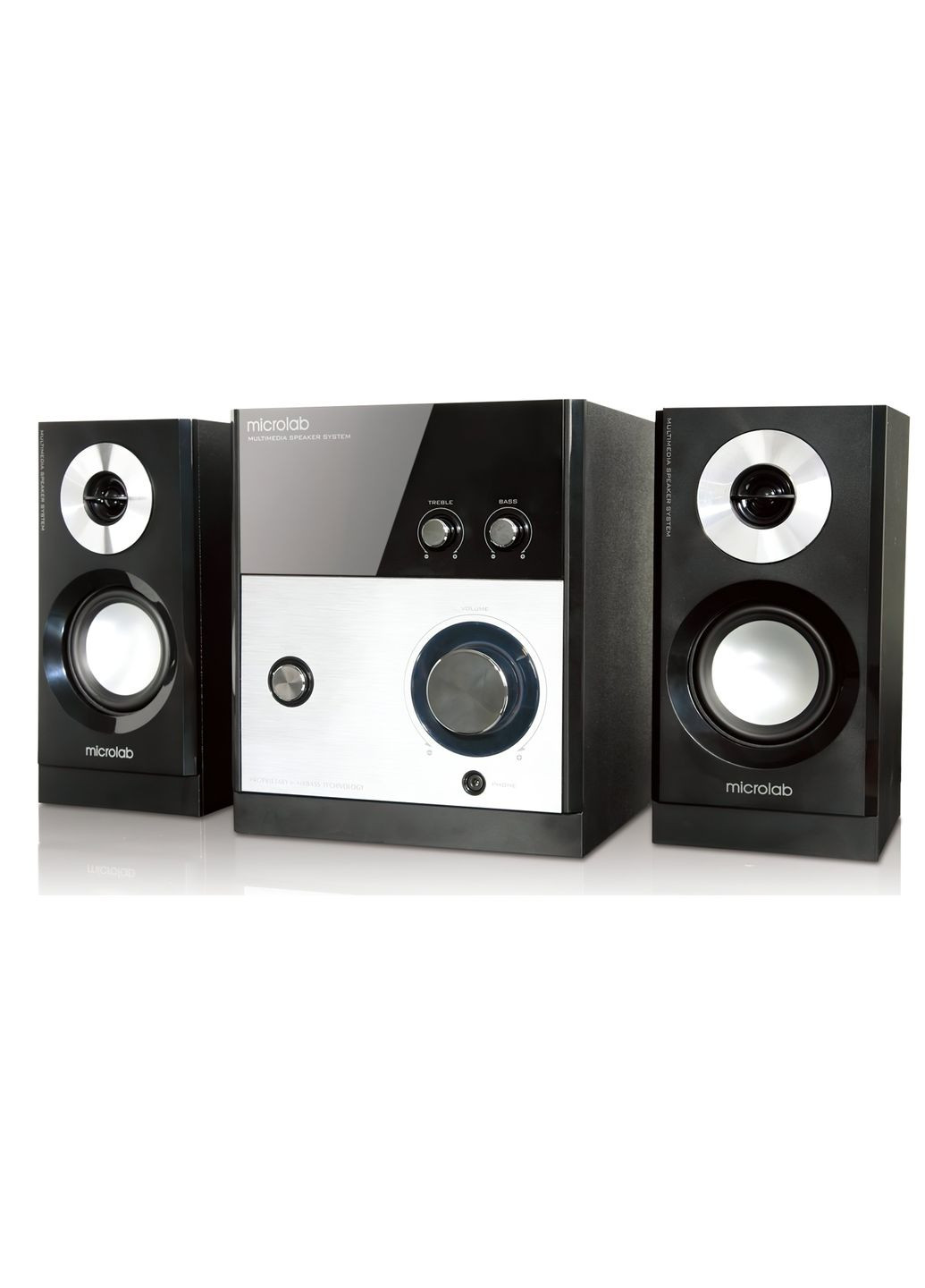 Акустическая система M880 2.1, 59W, mini-jack, черный Microlab (314930553)