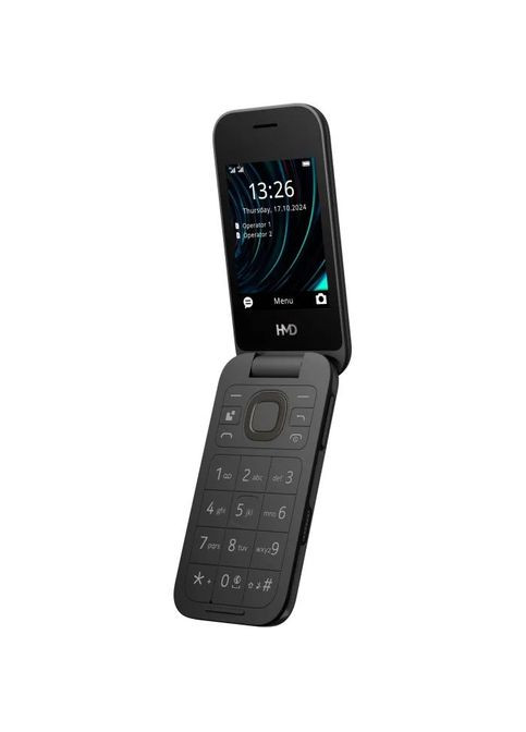 Мобільний телефон HMD 2660 4G Flip DS Black (354229034)