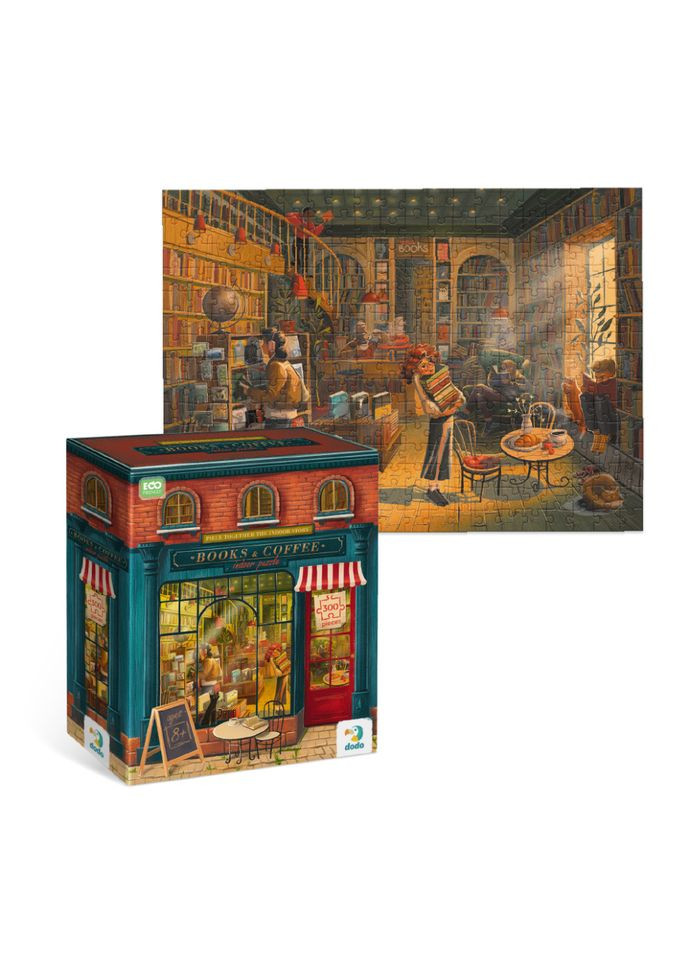 Пазл класичний "Книжковий магазин" 300602, 300 елементів DoDo Toys (365252236)
